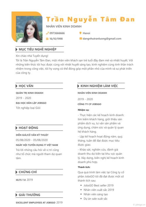 JobsGO CV